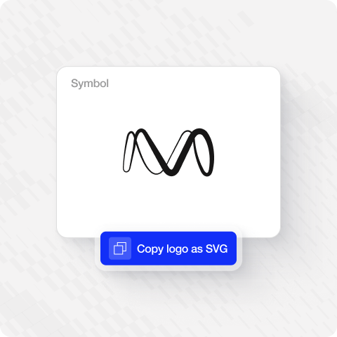 Botón Copiar logo como SVG con un clic dentro del Brand Oracle